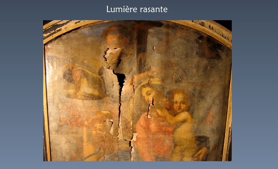 Tableau La Sainte Famille - Lumière rasante