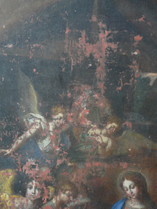 Tableau l'adoration des bergers